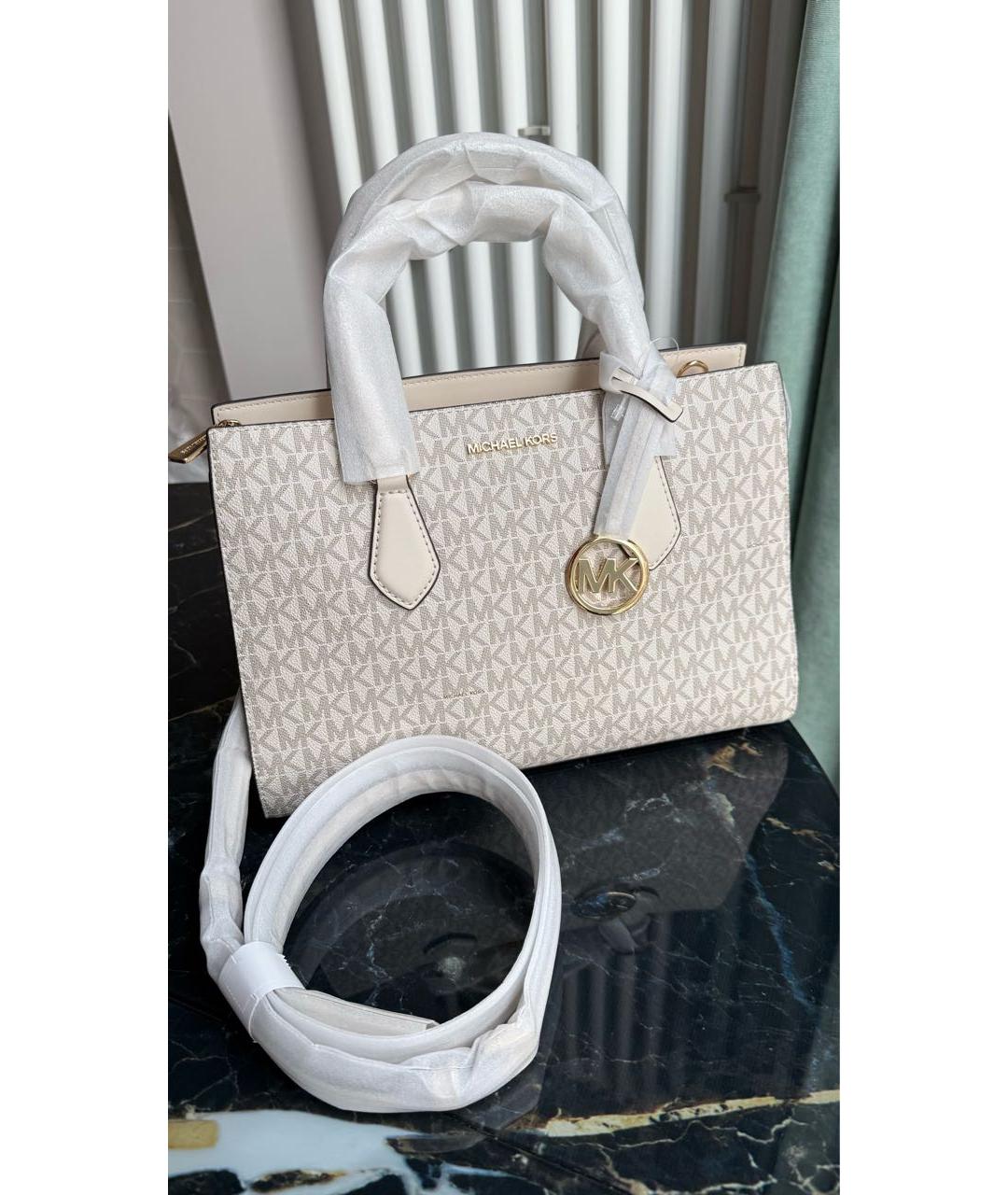 MICHAEL KORS Бежевая сумка тоут, фото 2