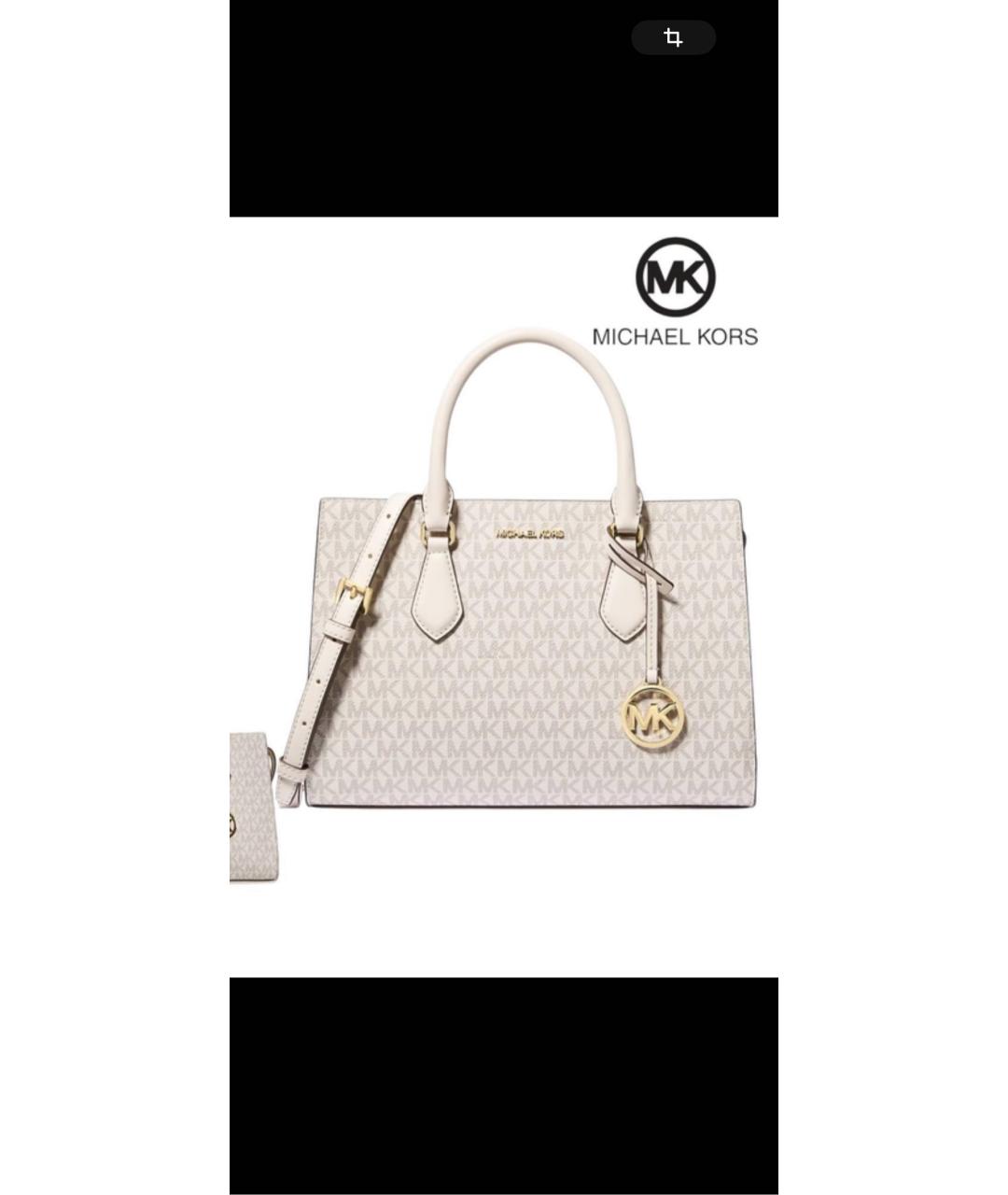 MICHAEL KORS Бежевая сумка тоут, фото 9