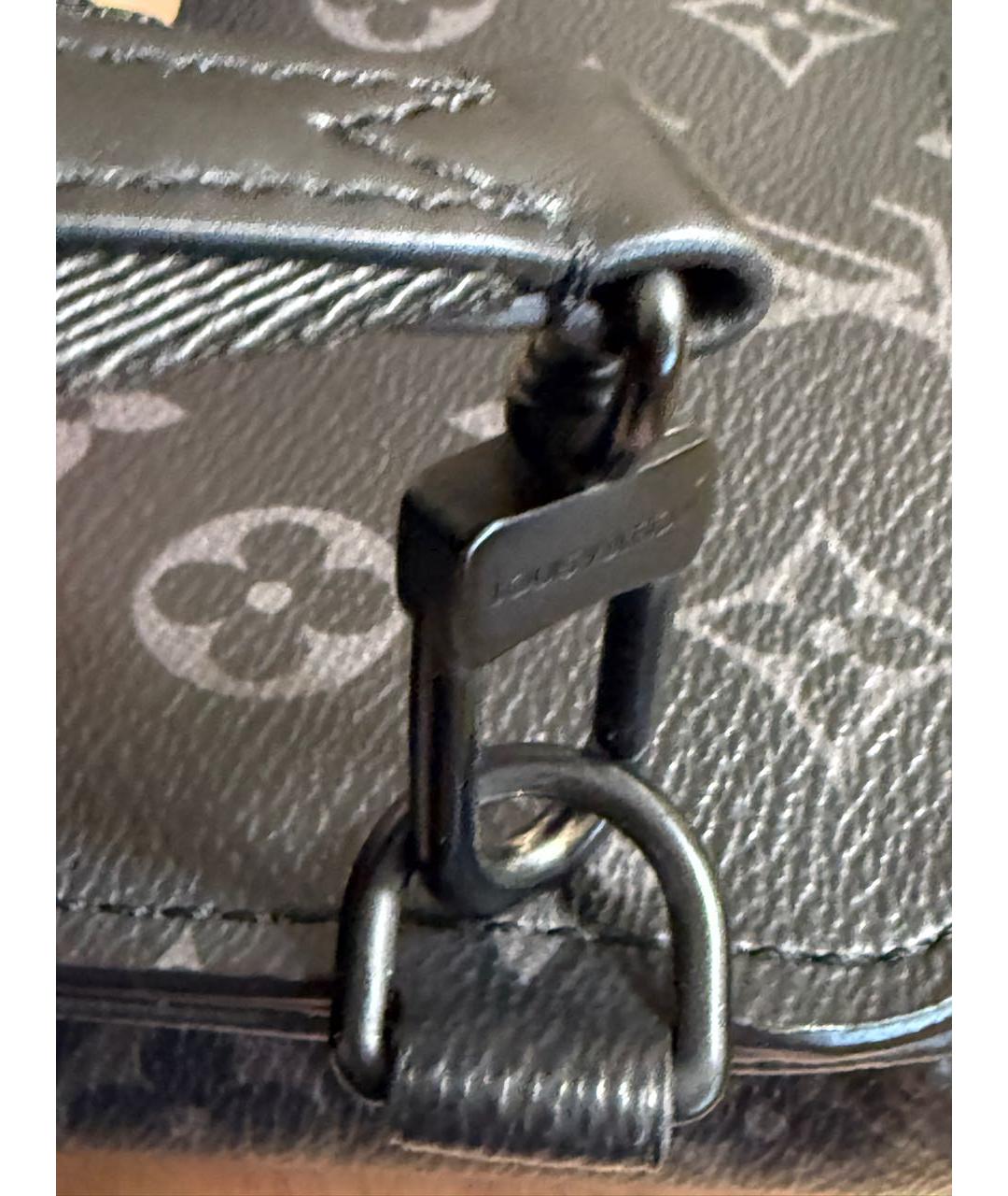 LOUIS VUITTON Черная сумка на плечо, фото 6