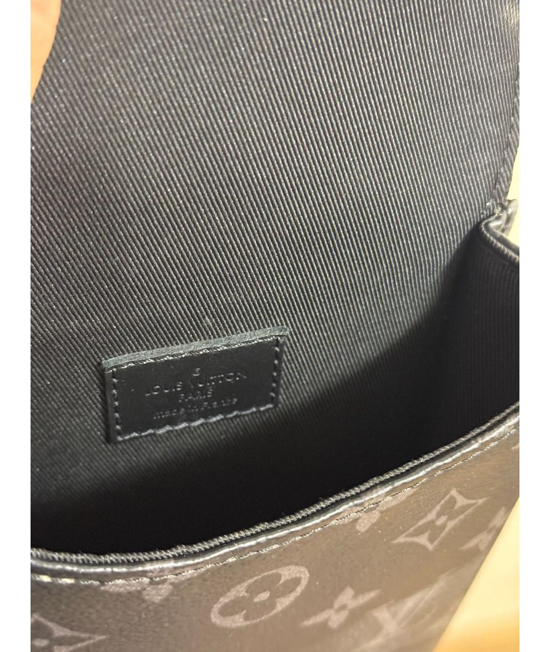 LOUIS VUITTON Черная сумка на плечо, фото 4