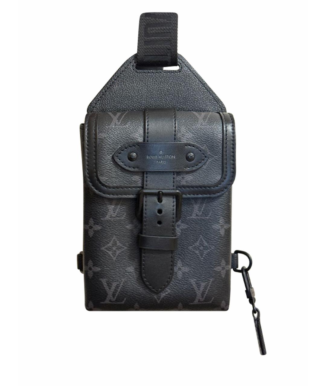 LOUIS VUITTON Черная сумка на плечо, фото 1