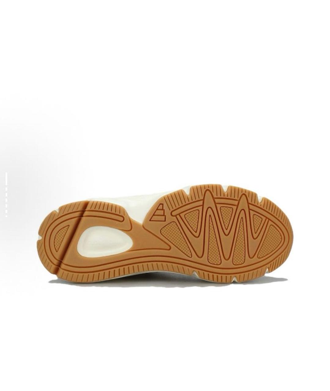 ADIDAS Белые текстильные низкие кроссовки / кеды, фото 6