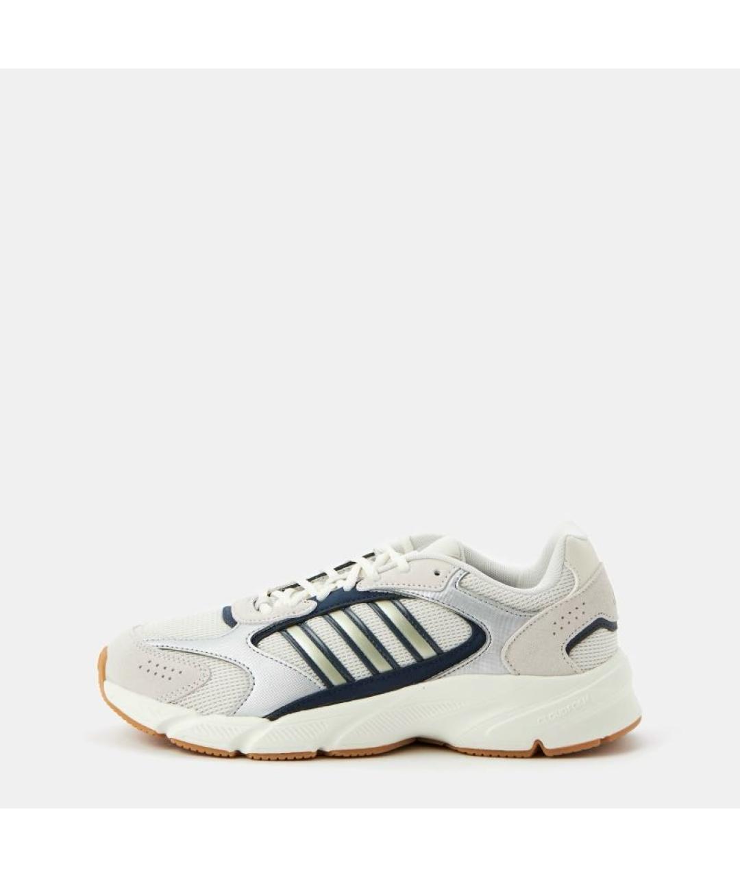 ADIDAS Белые текстильные низкие кроссовки / кеды, фото 2