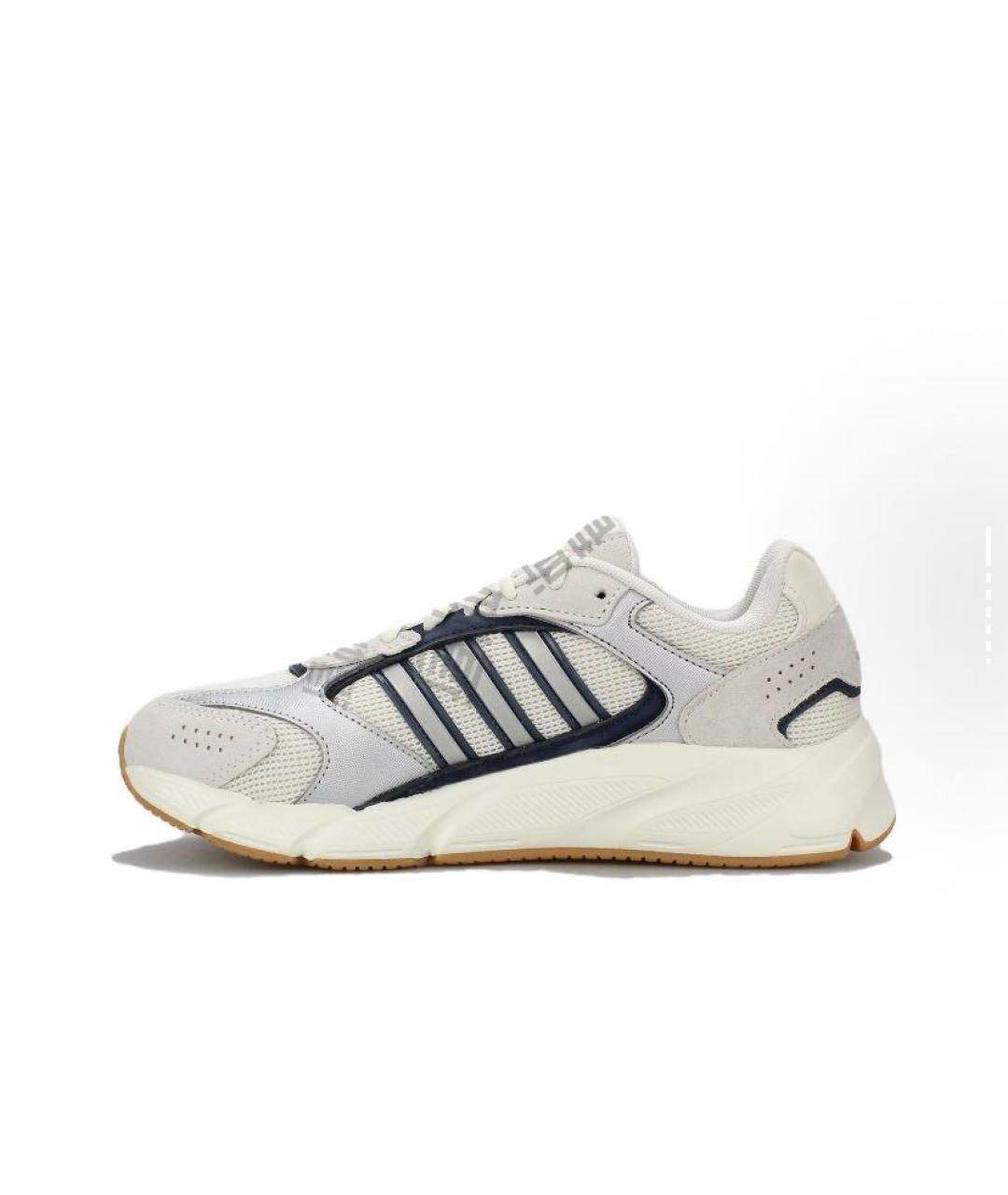 ADIDAS Белые текстильные низкие кроссовки / кеды, фото 3