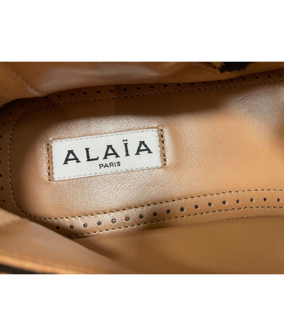 ALAIA Коричневые балетки, фото 6