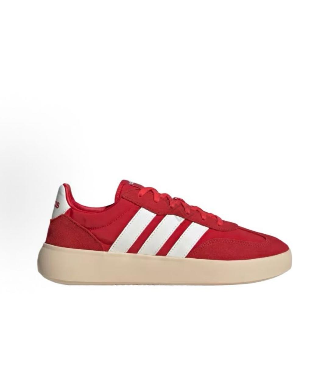 ADIDAS Красные текстильные низкие кроссовки / кеды, фото 5