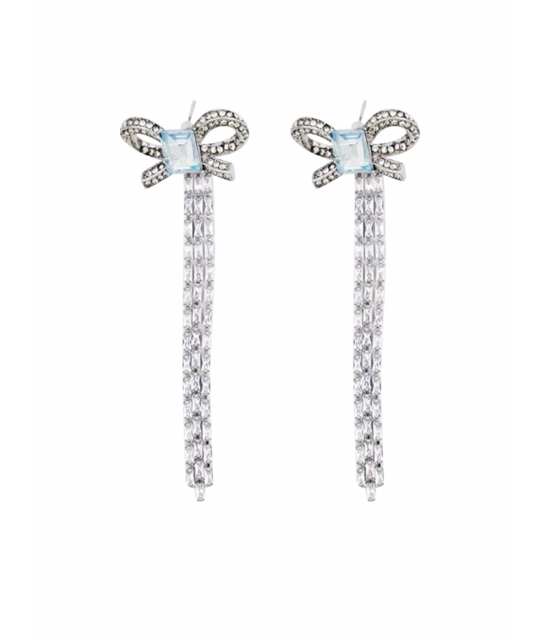 BADGLEY MISCHKA Серебряные металлические серьги, фото 1