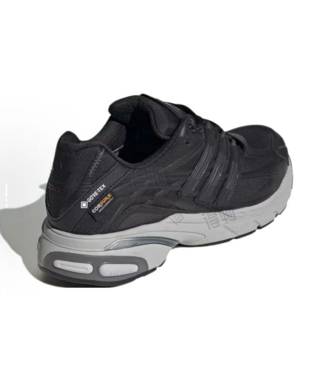 ADIDAS Черные текстильные низкие кроссовки / кеды, фото 4