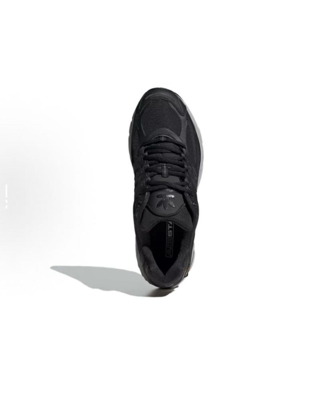 ADIDAS Черные текстильные низкие кроссовки / кеды, фото 5