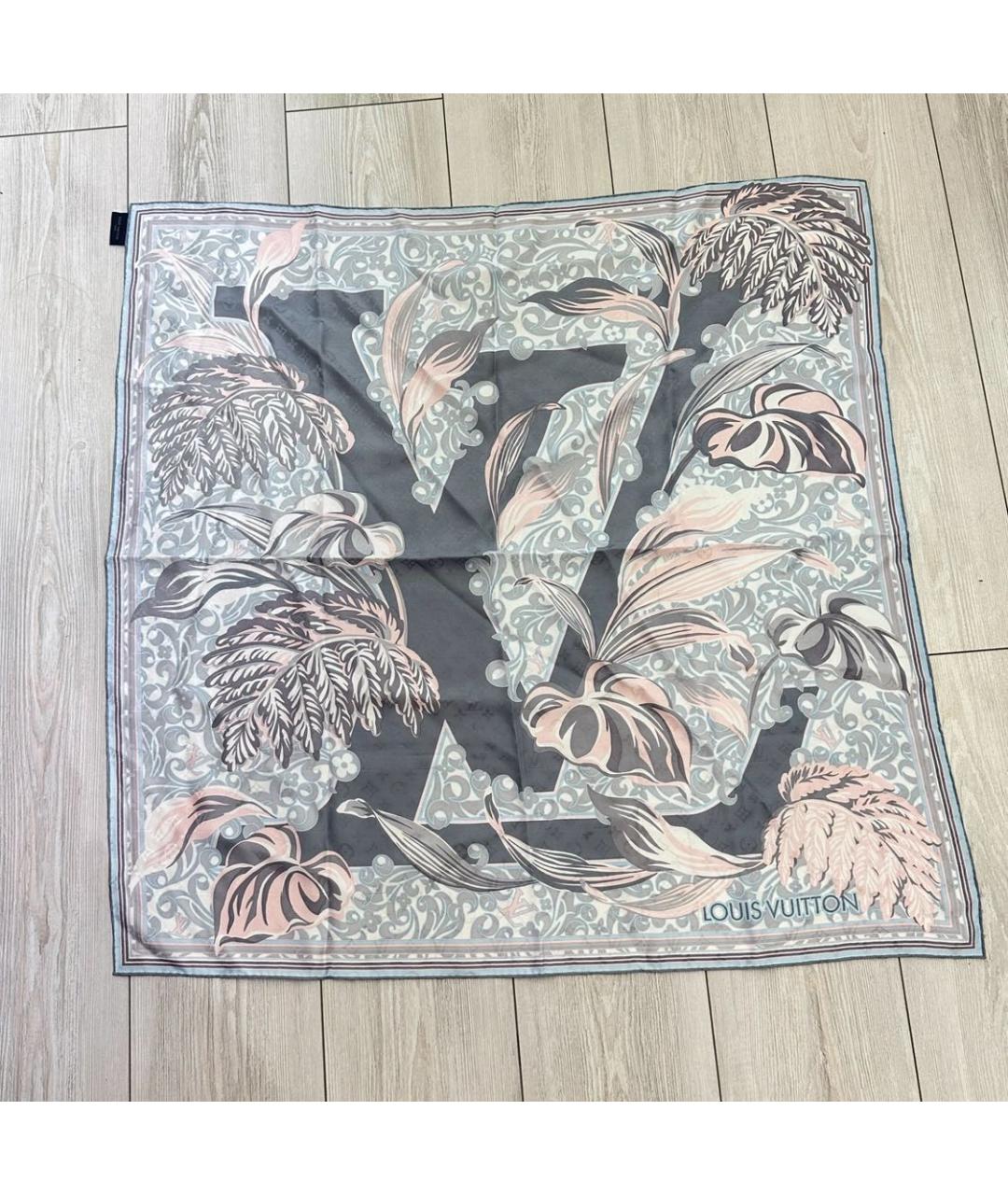 LOUIS VUITTON Шелковый платок, фото 5