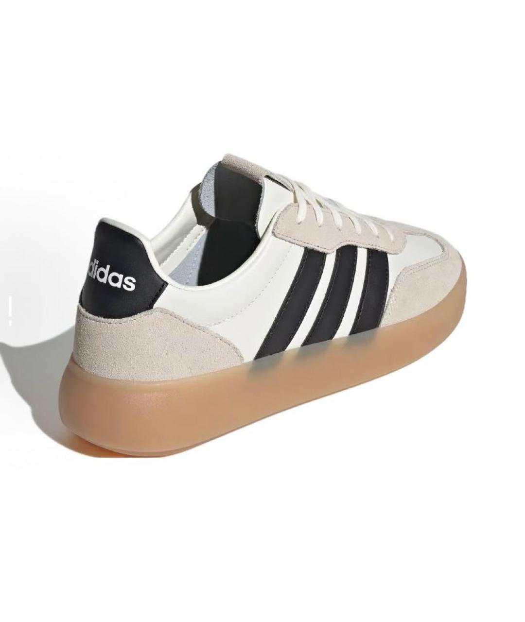 ADIDAS Бежевые текстильные низкие кроссовки / кеды, фото 5