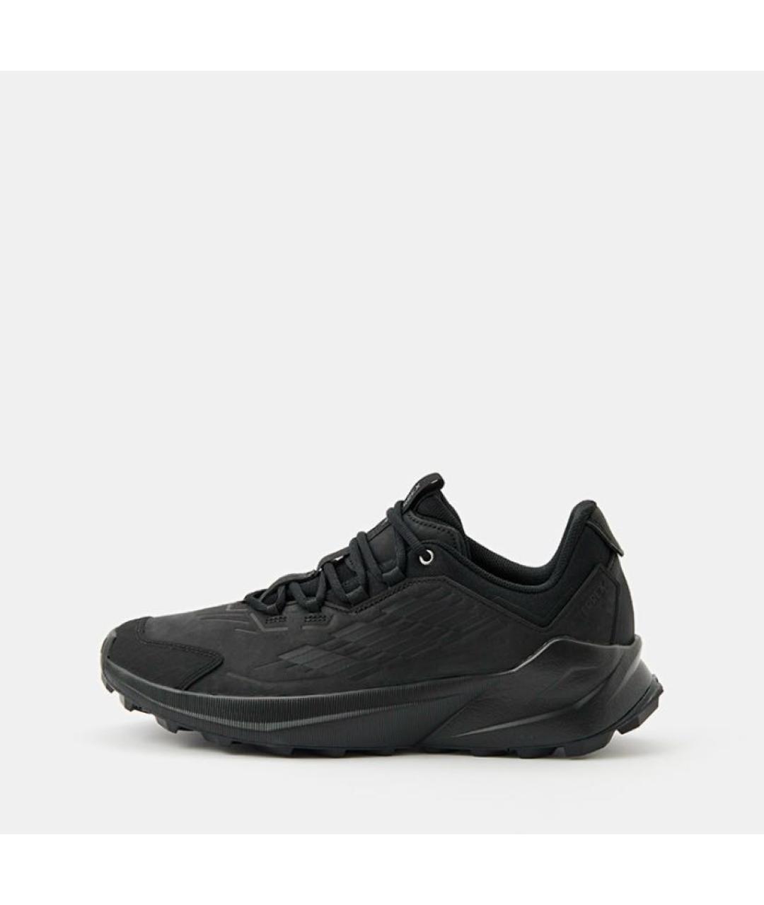 ADIDAS Черные текстильные низкие кроссовки / кеды, фото 2