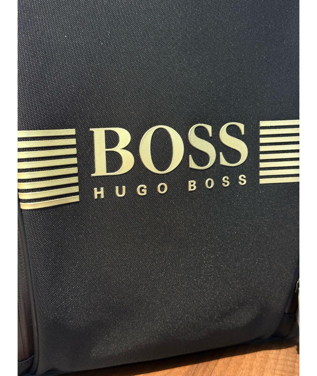 HUGO BOSS Черный синтетический рюкзак, фото 3