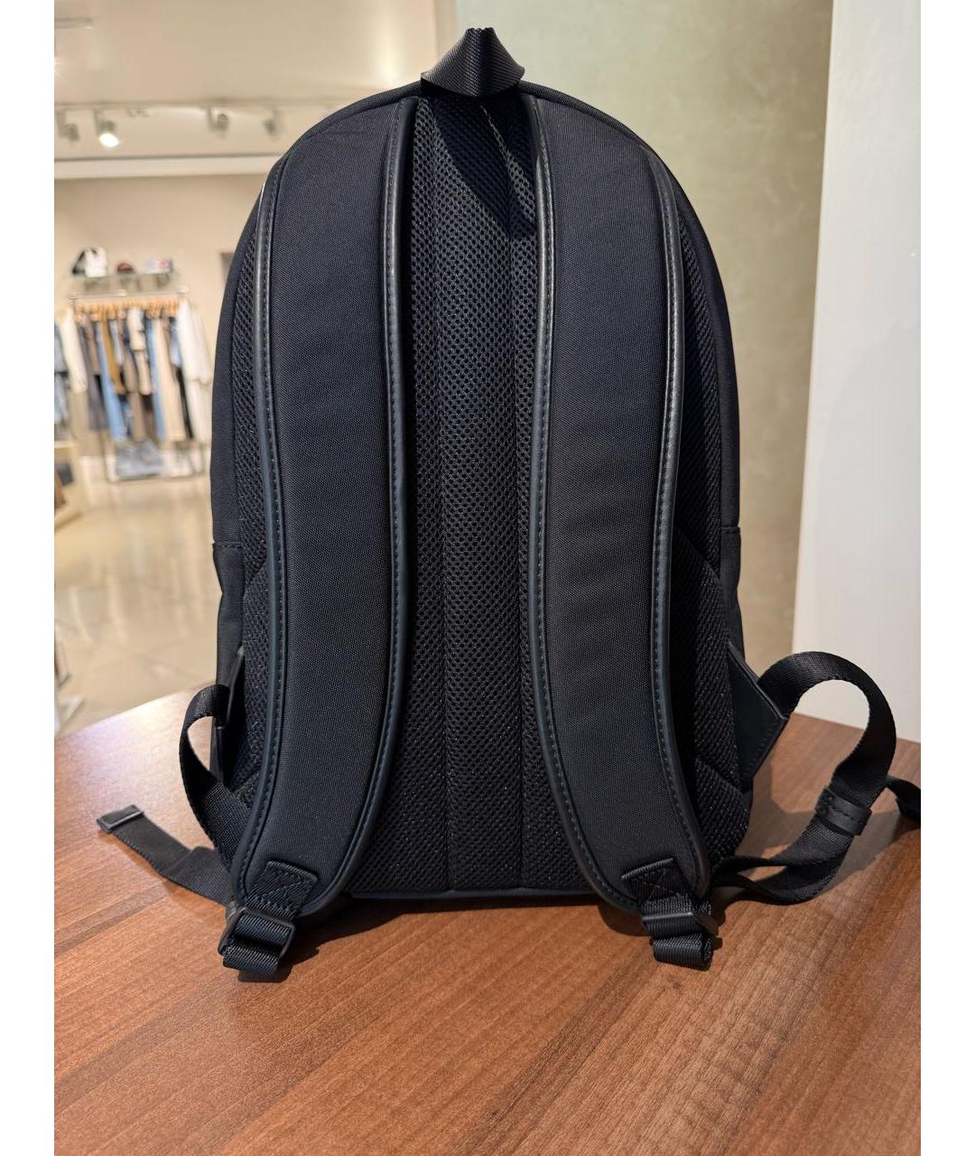 HUGO BOSS Черный синтетический рюкзак, фото 7