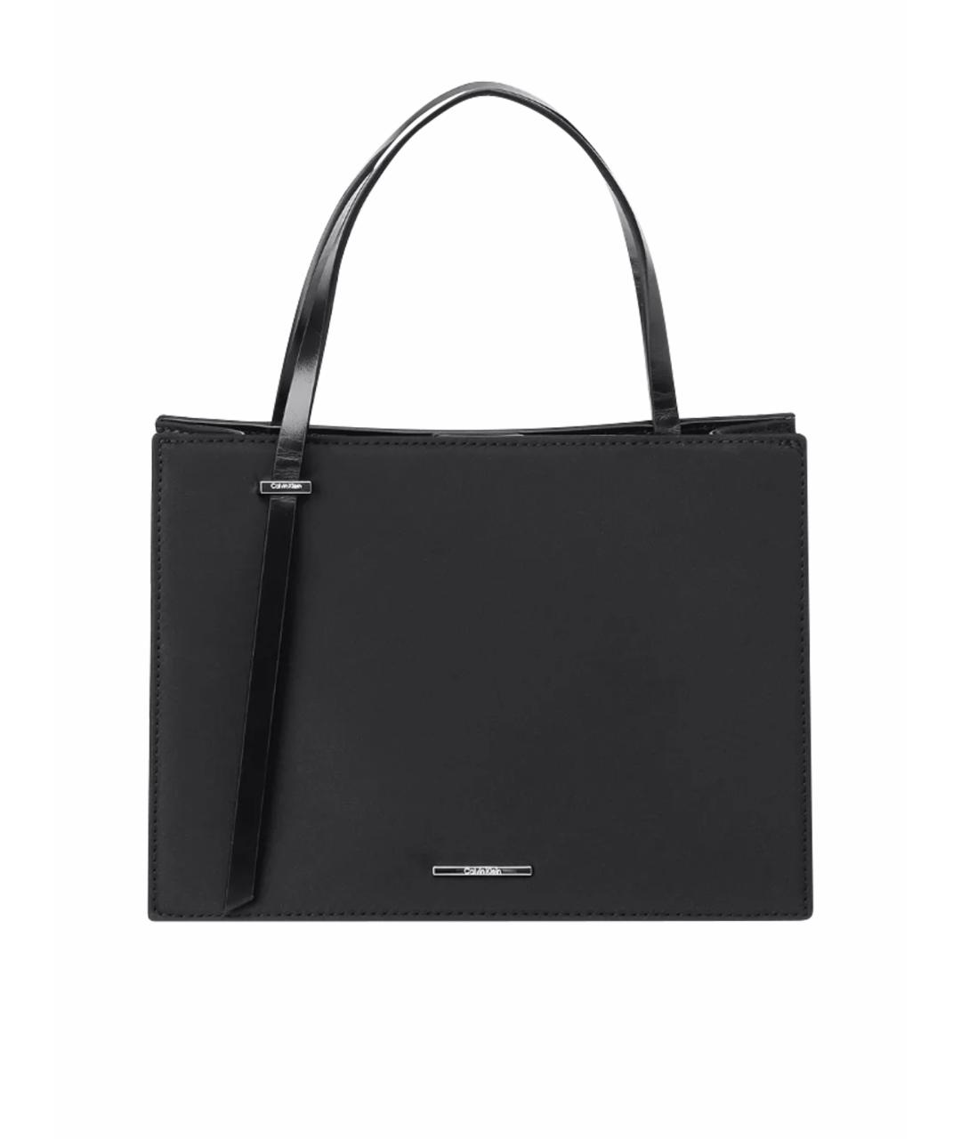 CALVIN KLEIN Черная сумка тоут, фото 1