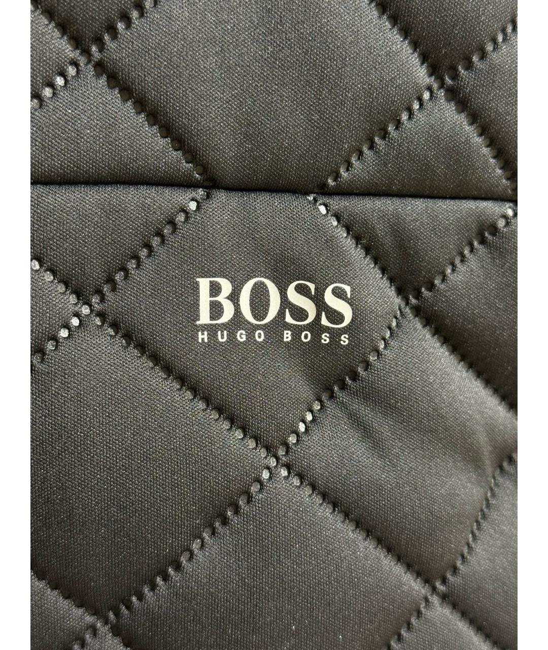 HUGO BOSS Черный полиэстеровый жилет, фото 4