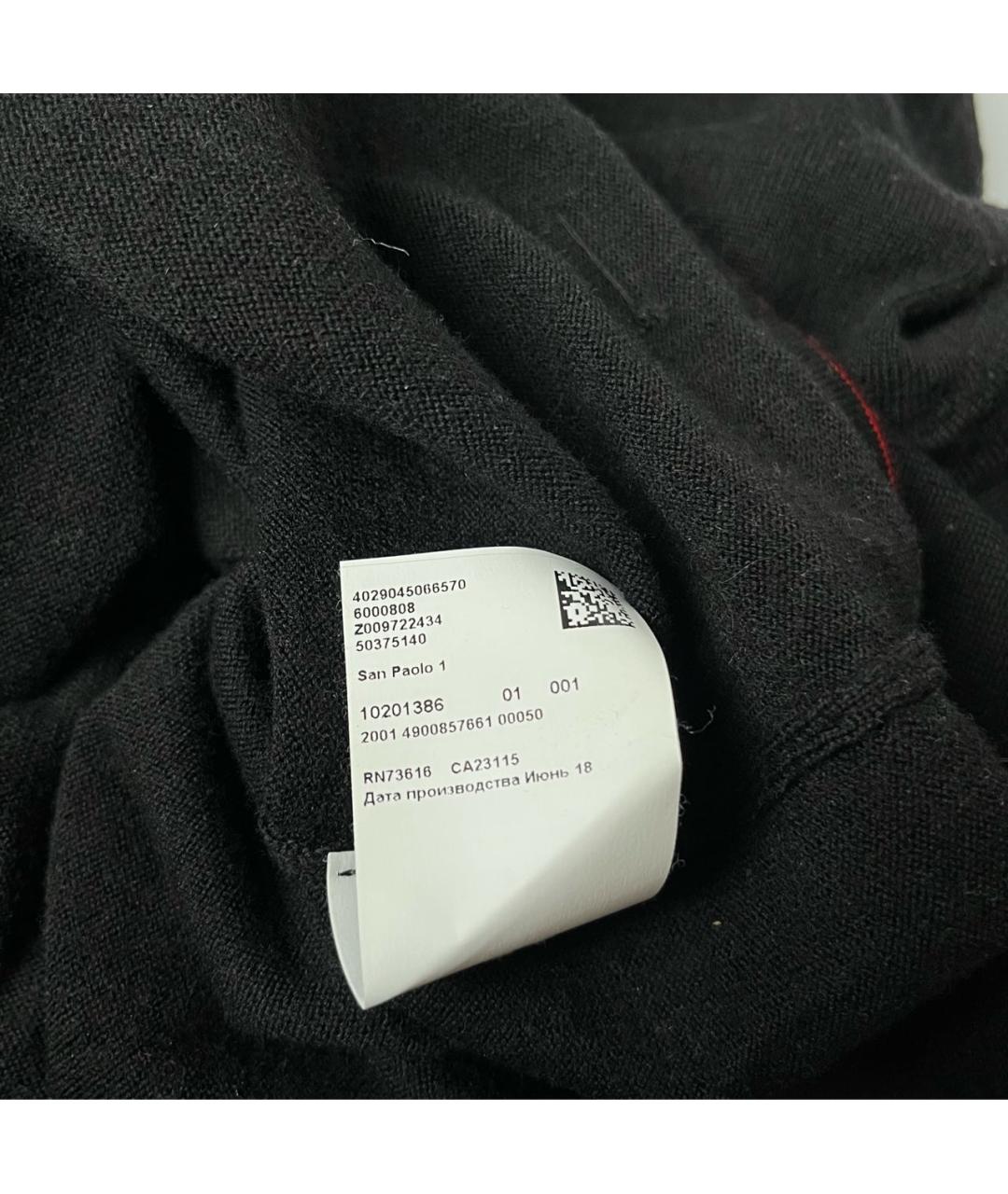 HUGO BOSS Черный шерстяной джемпер / свитер, фото 7