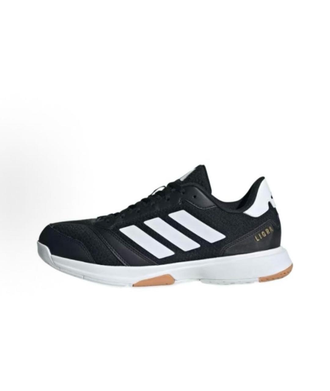 ADIDAS Черные текстильные низкие кроссовки / кеды, фото 3