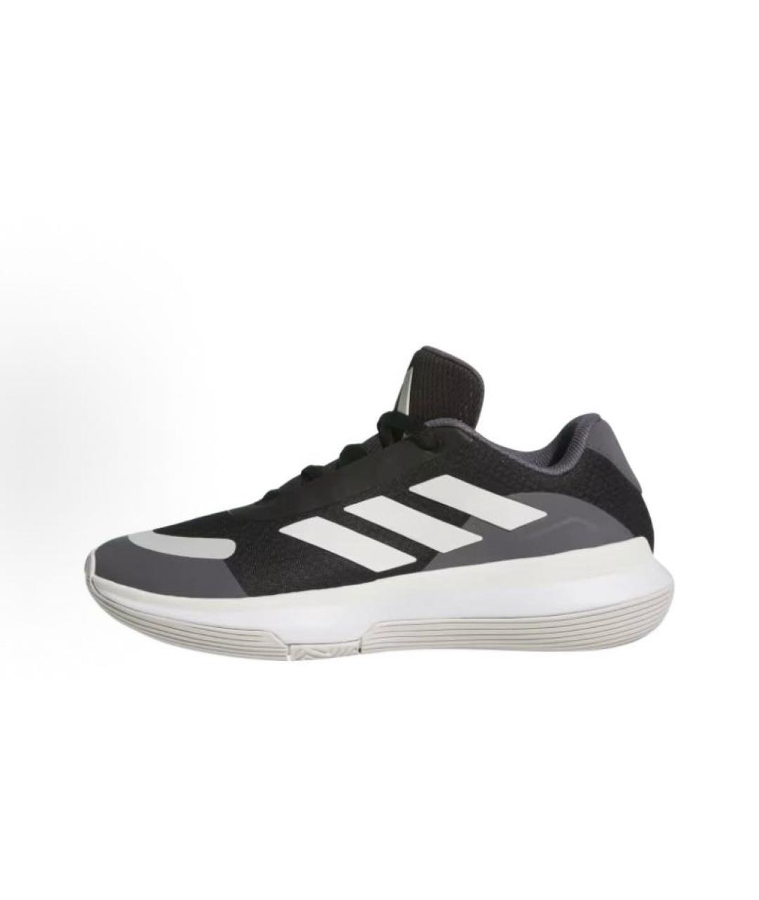 ADIDAS Черные текстильные низкие кроссовки / кеды, фото 3
