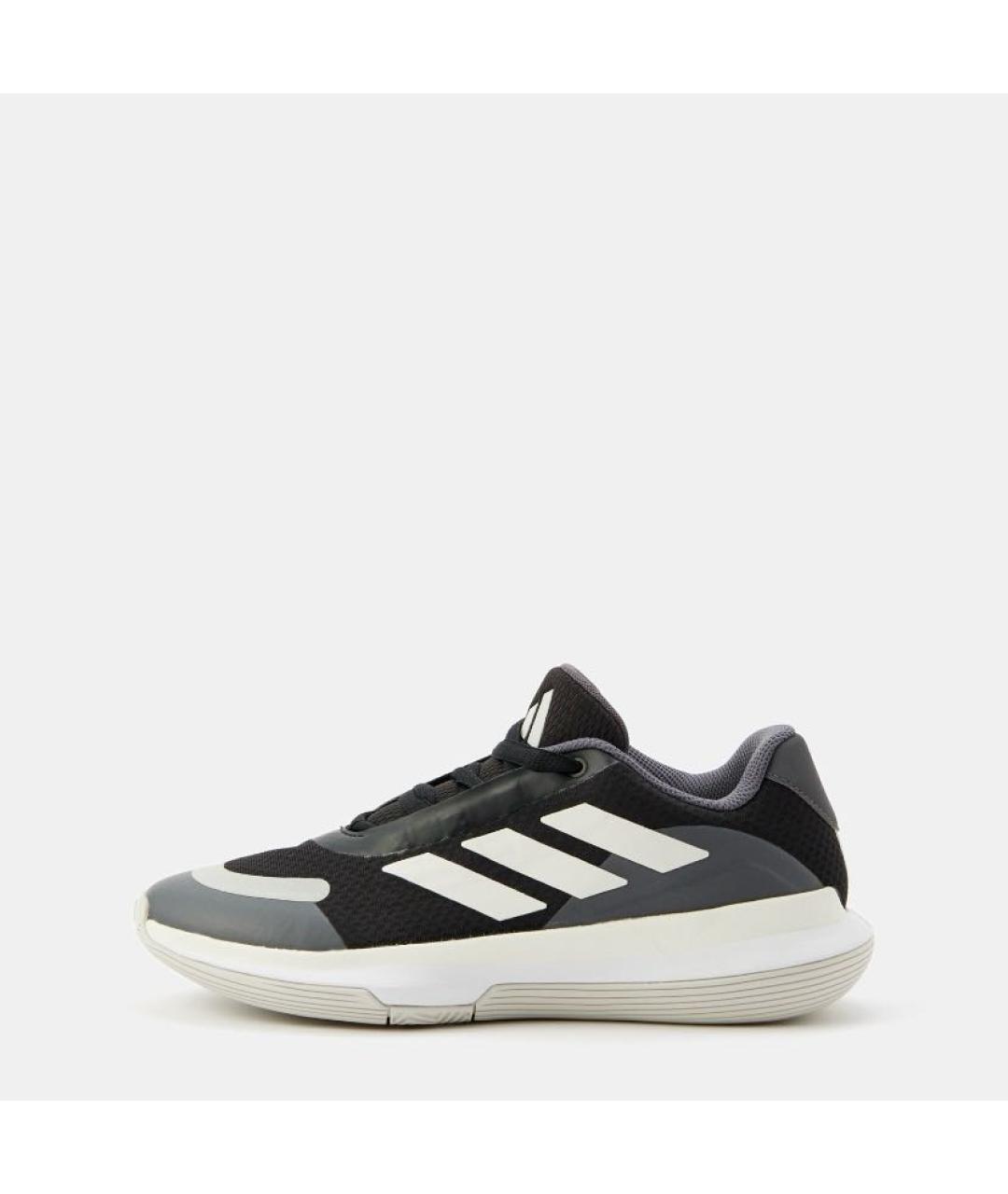ADIDAS Черные текстильные низкие кроссовки / кеды, фото 2