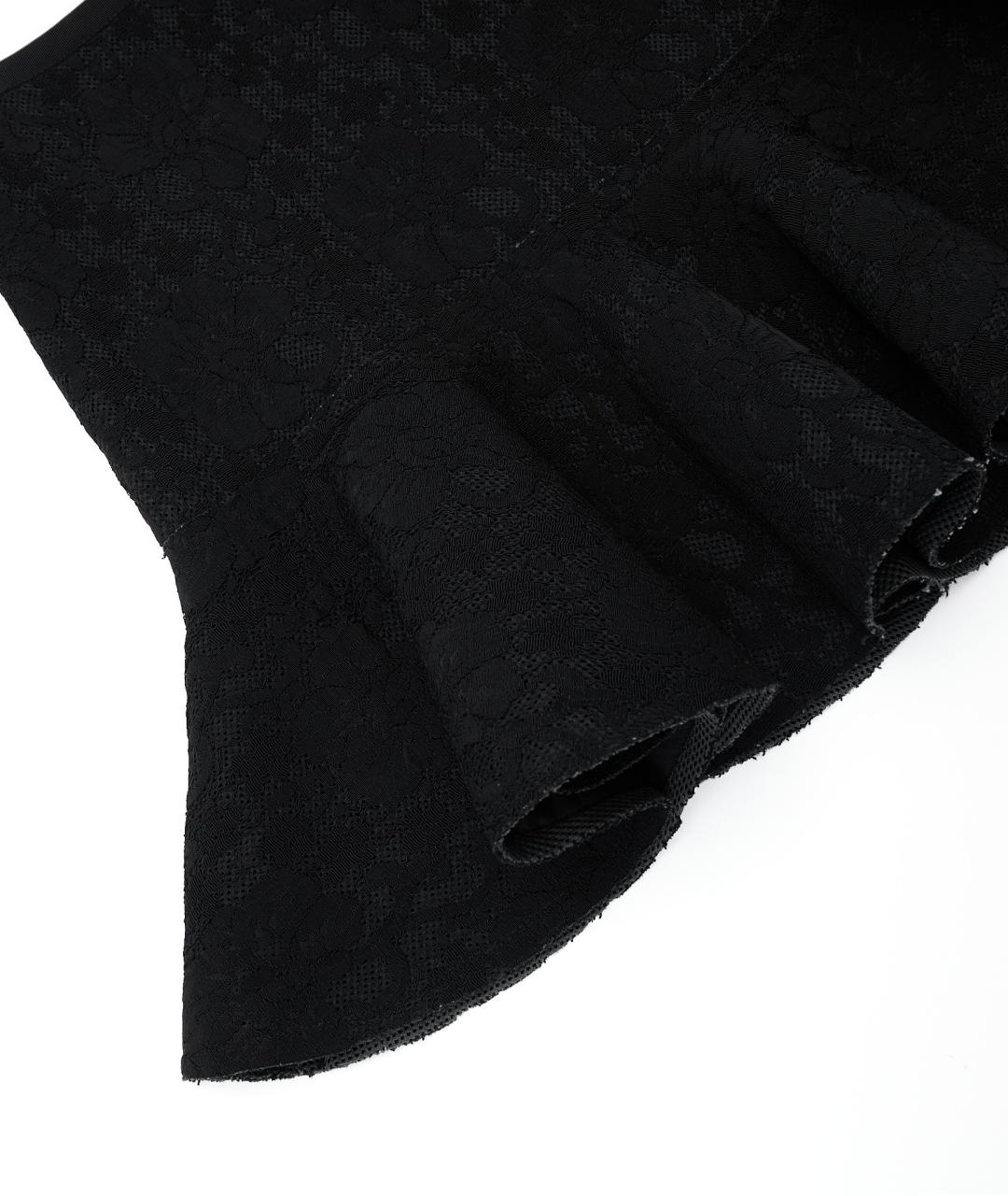 LANVIN Черная юбка мини, фото 3