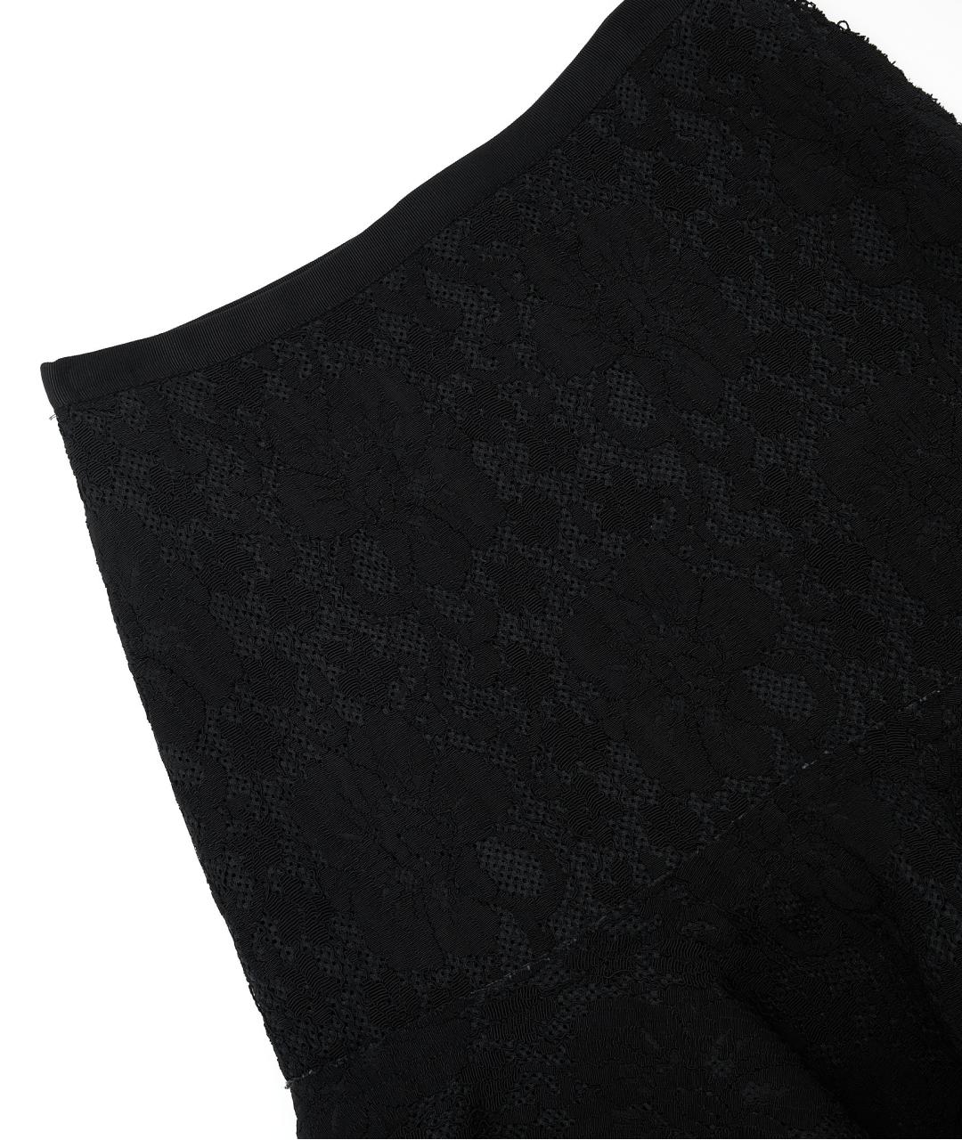 LANVIN Черная юбка мини, фото 2