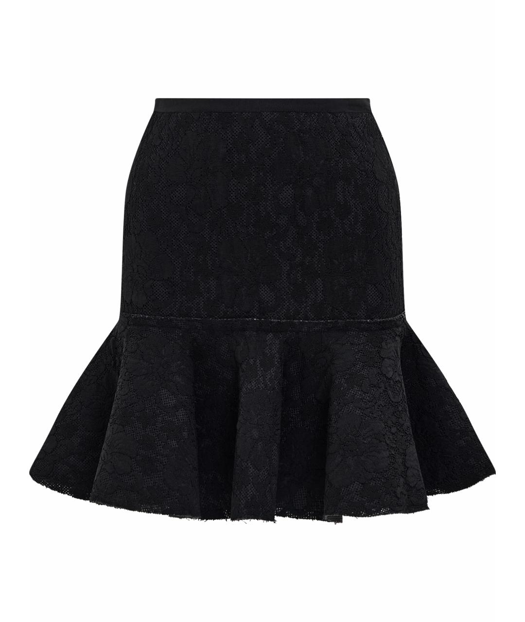 LANVIN Черная юбка мини, фото 1