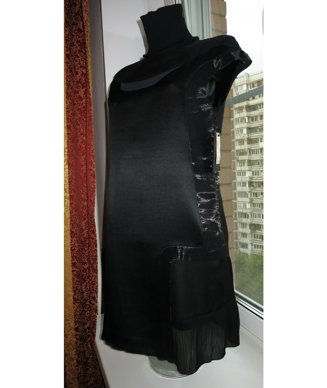 UNDERCOVER Черное шерстяное повседневное платье, фото 2