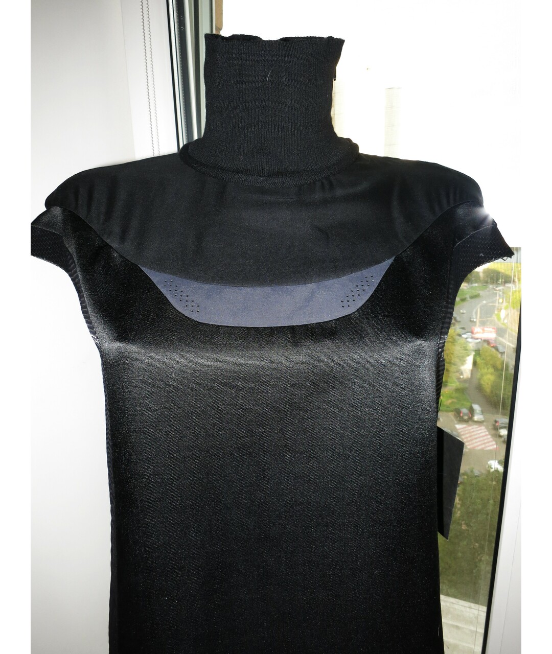 UNDERCOVER Черное шерстяное повседневное платье, фото 4