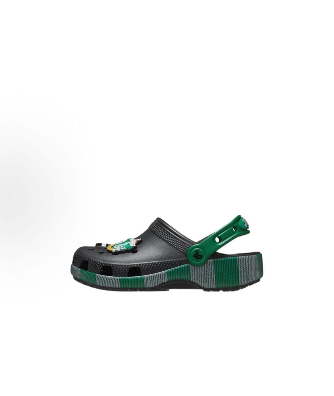 CROCS Черные резиновые сандалии, фото 2