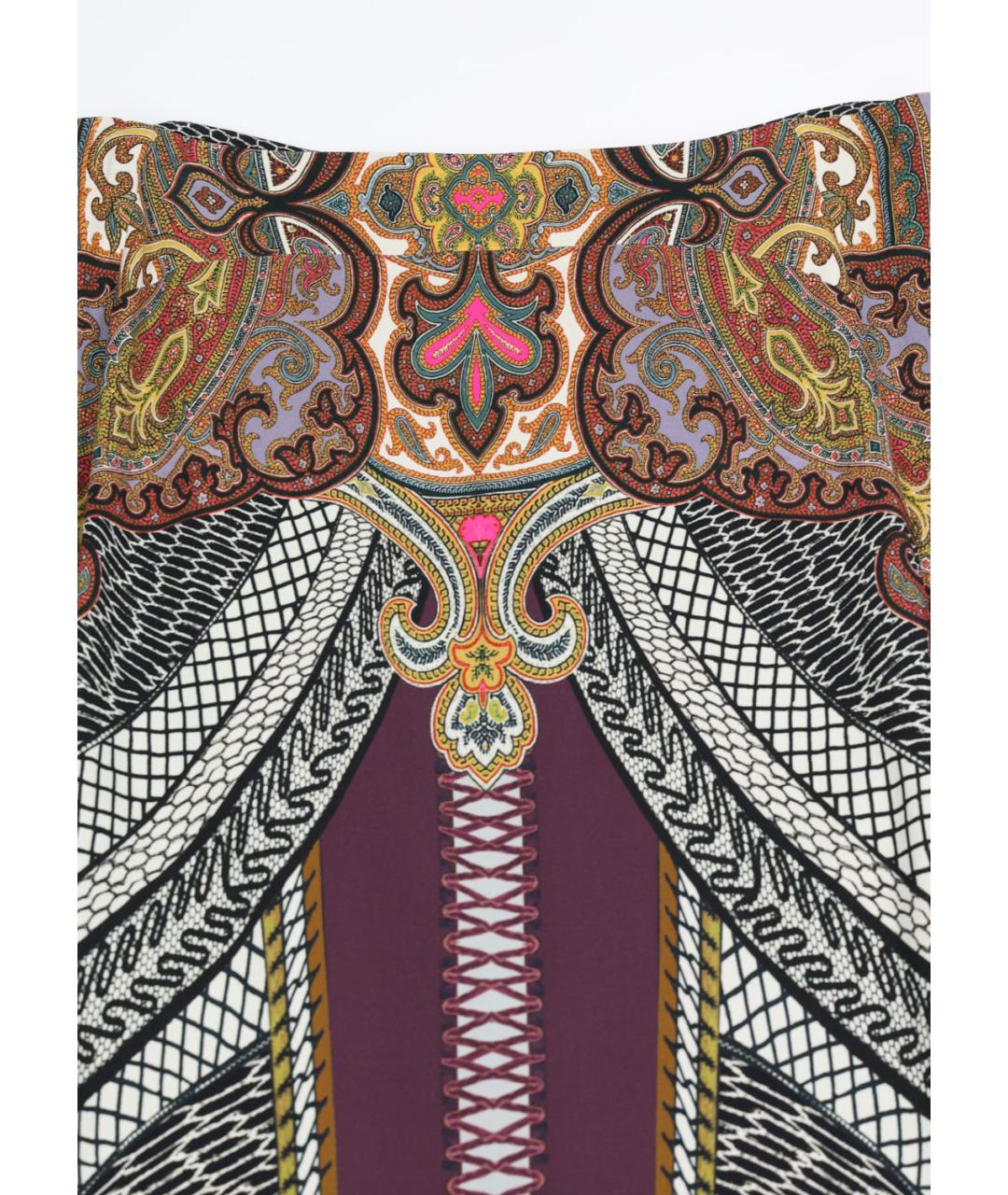 ETRO Мульти вискозная юбка макси, фото 4
