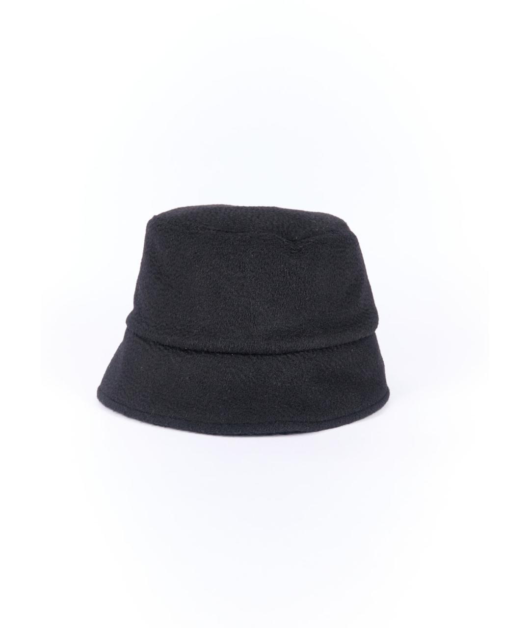 MAX MARA Черная шерстяная шляпа, фото 2