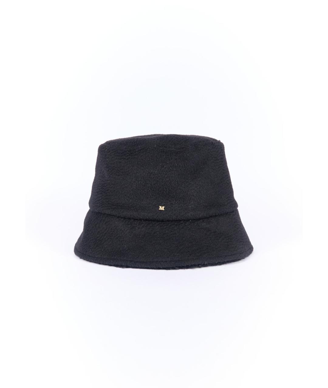 MAX MARA Черная шерстяная шляпа, фото 5
