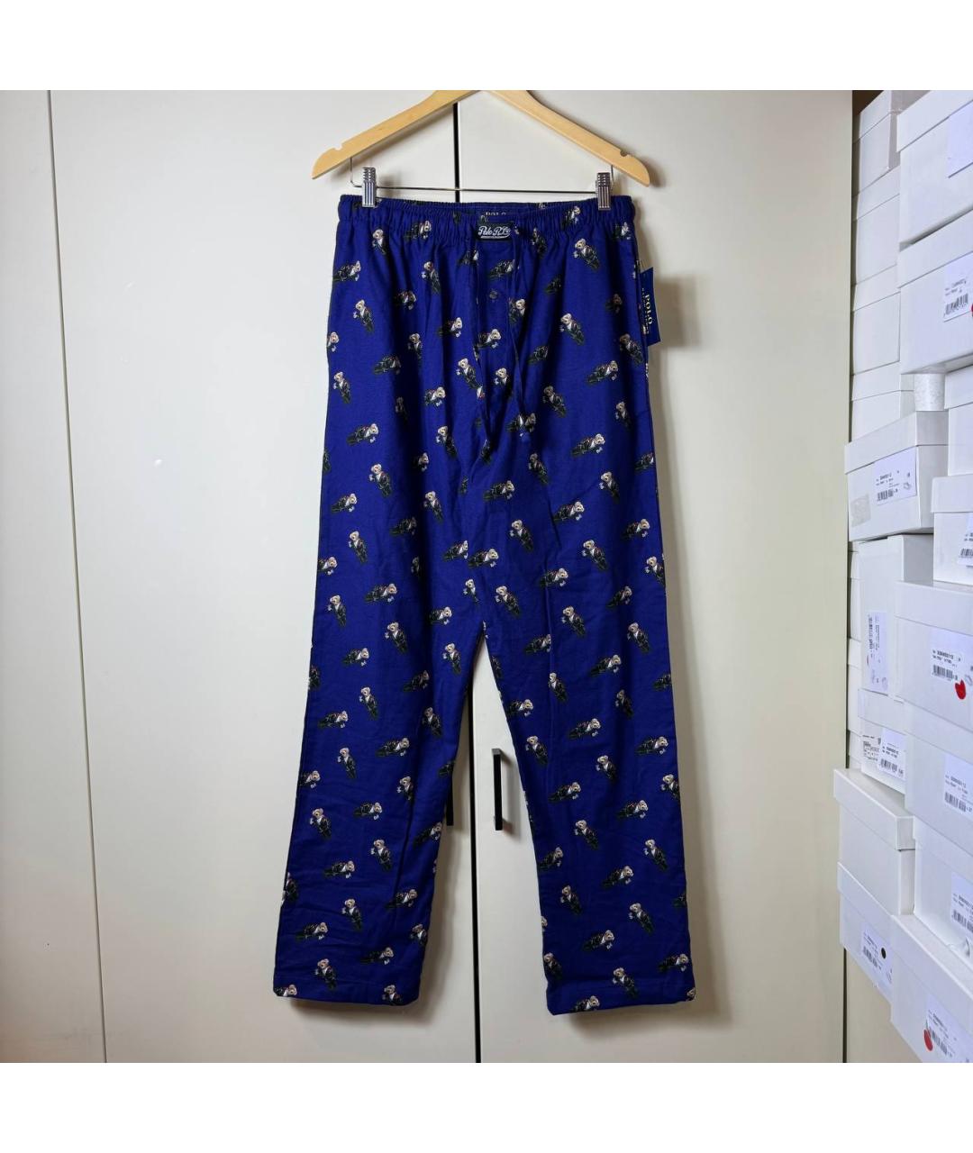 RALPH LAUREN Синие брюки чинос, фото 8