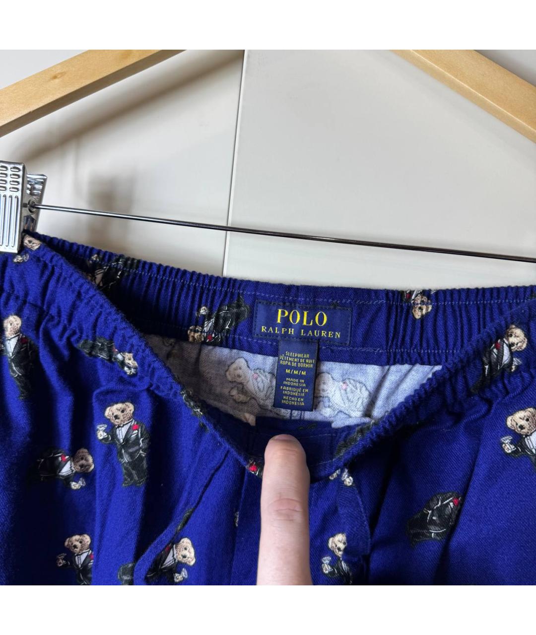 RALPH LAUREN Синие брюки чинос, фото 6