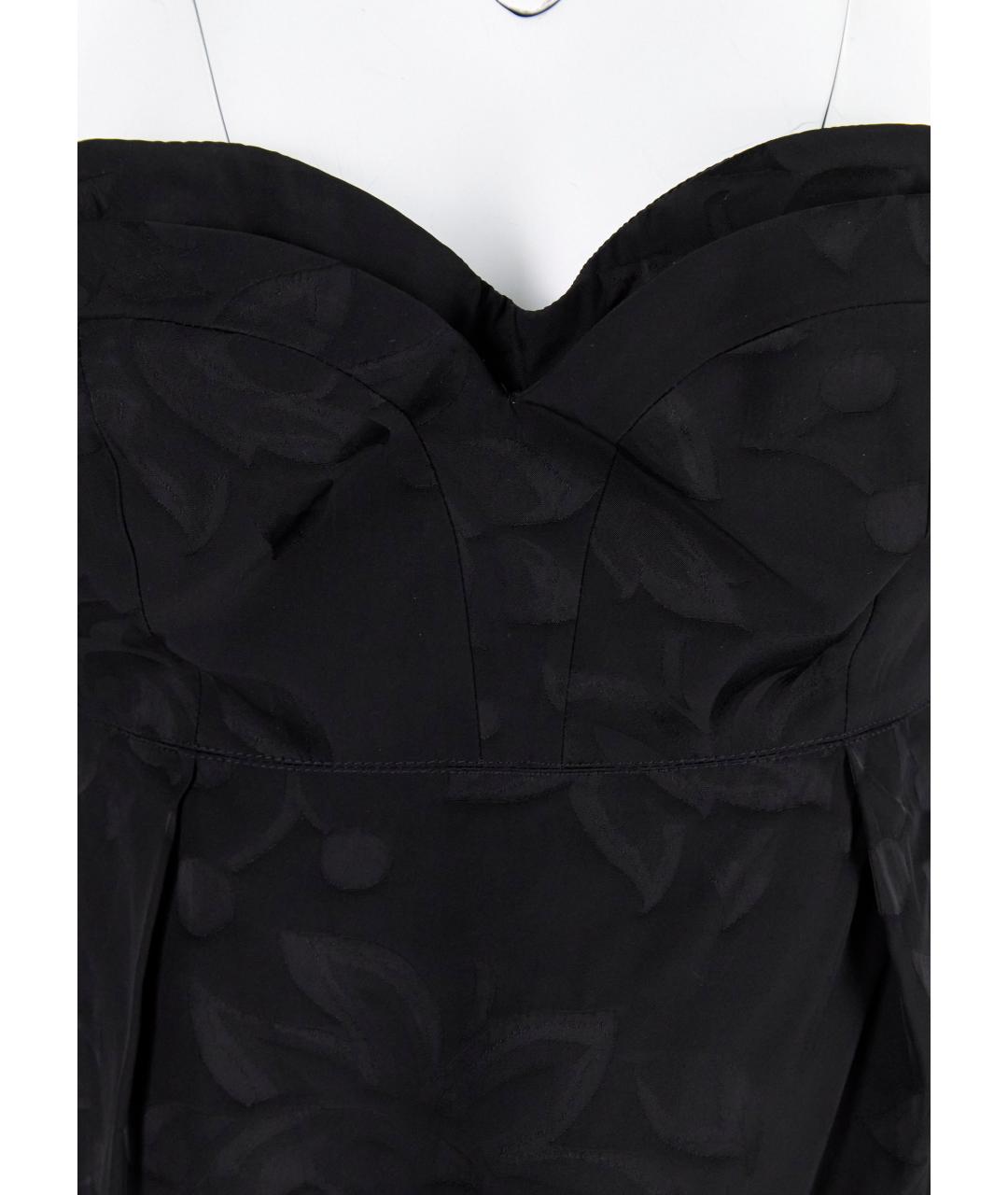 STELLA MCCARTNEY Черное вискозное коктейльное платье, фото 4