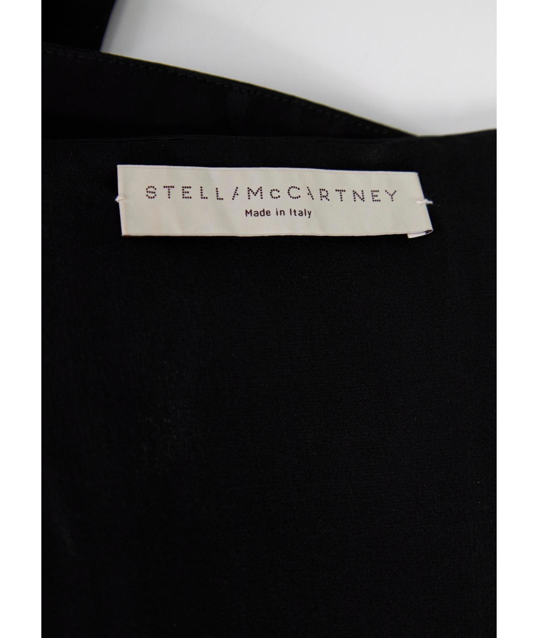 STELLA MCCARTNEY Черное вискозное коктейльное платье, фото 3