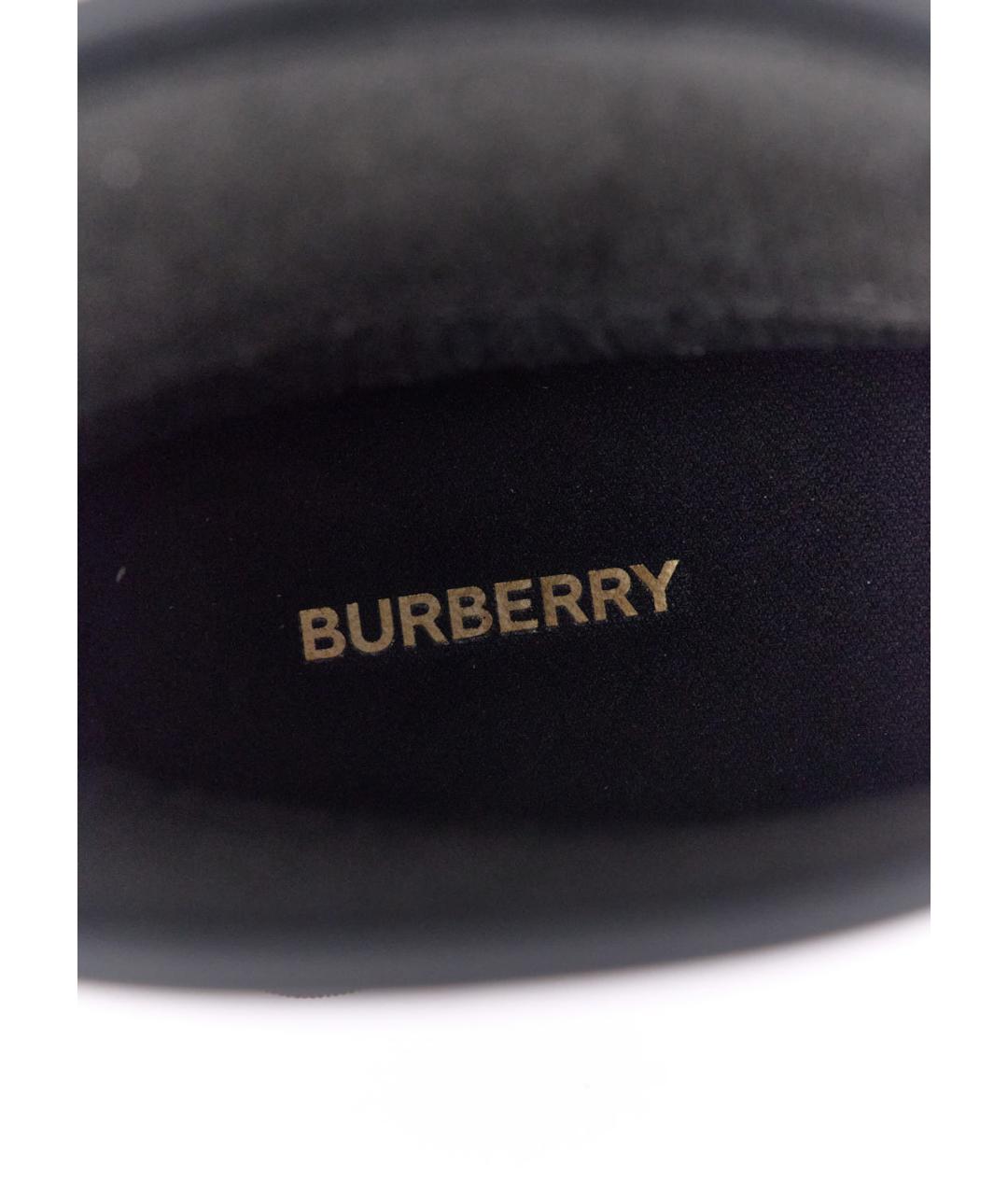 BURBERRY Черные резиновые полусапоги, фото 3