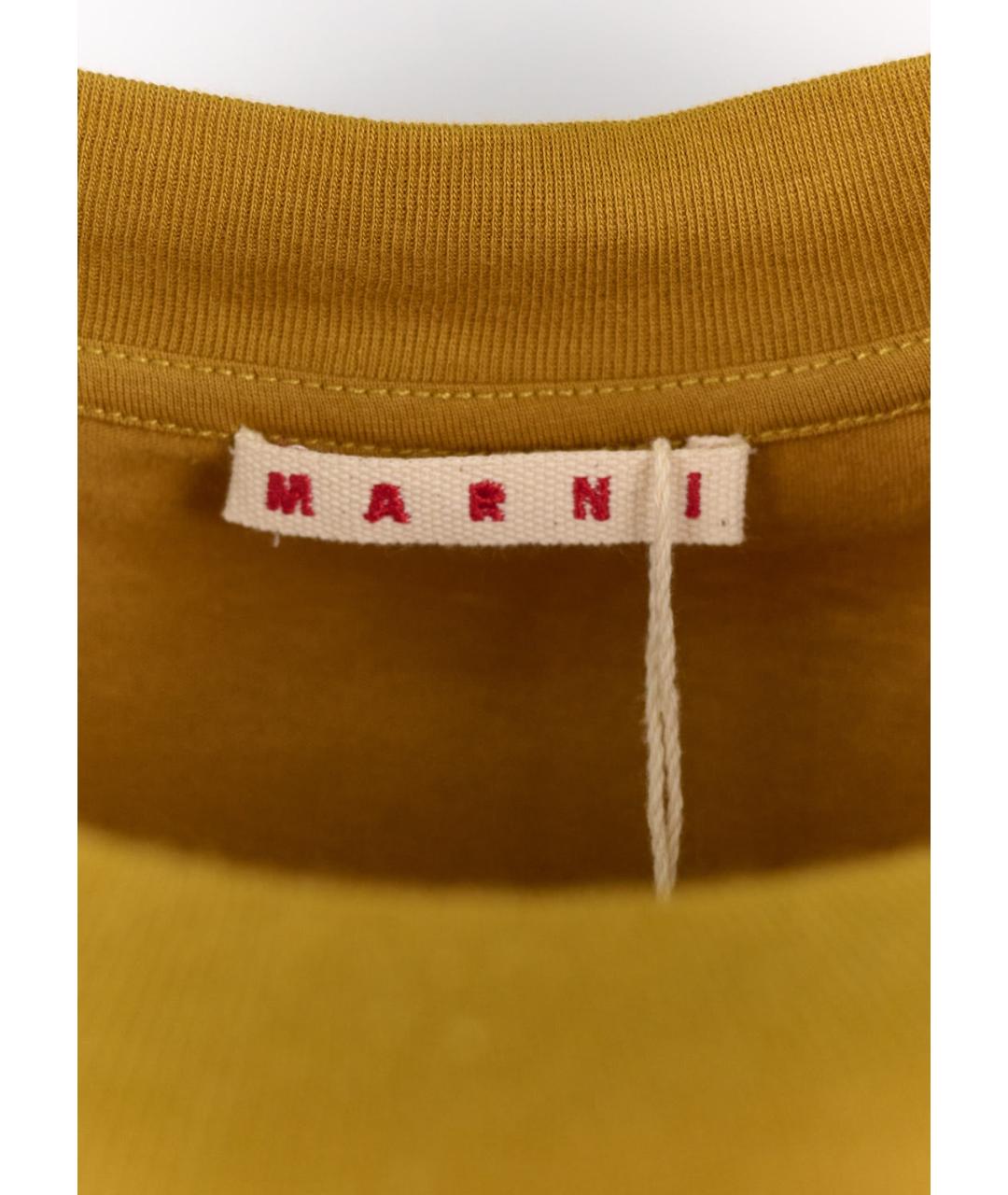 MARNI Мульти хлопковая футболка, фото 3