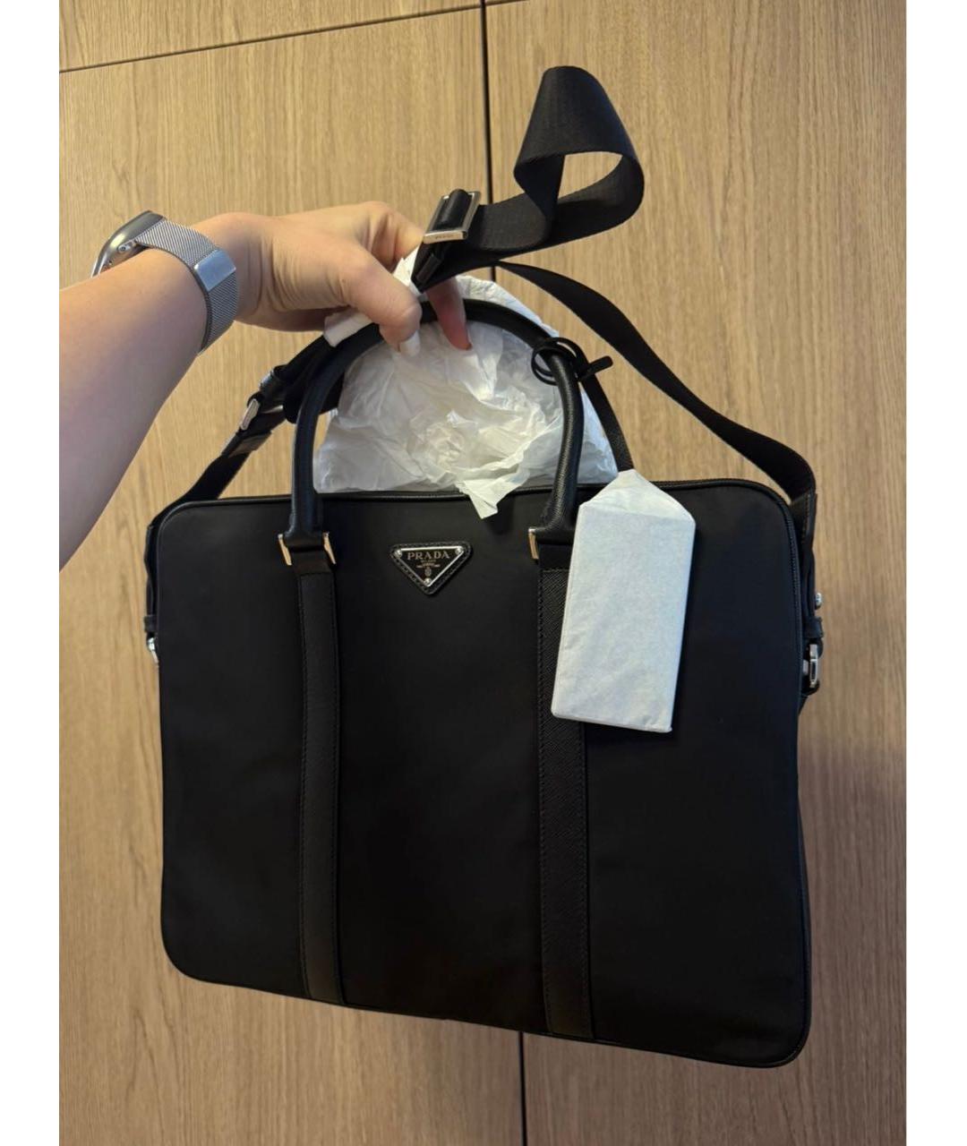 PRADA Черная сумка на плечо, фото 8