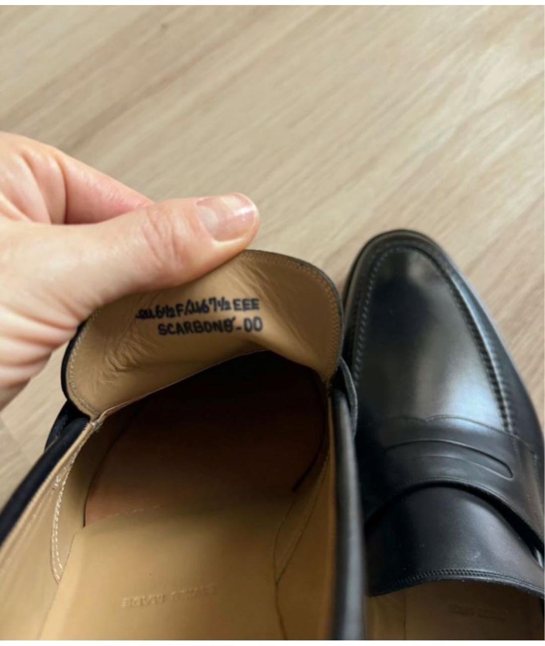 BALLY Черные кожаные лоферы, фото 6