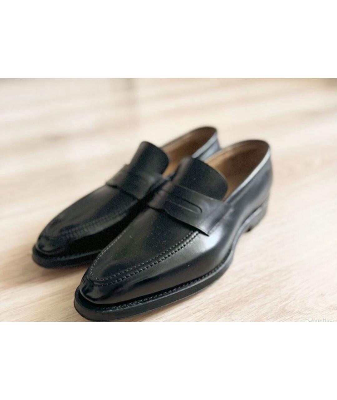 BALLY Черные кожаные лоферы, фото 2