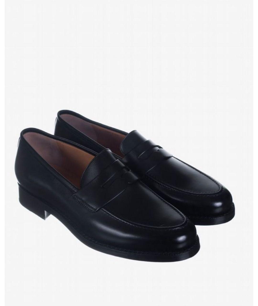 BALLY Черные кожаные лоферы, фото 8