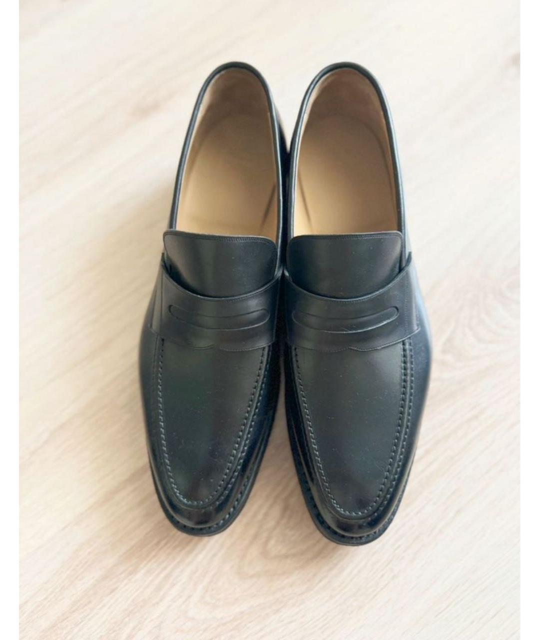 BALLY Черные кожаные лоферы, фото 3