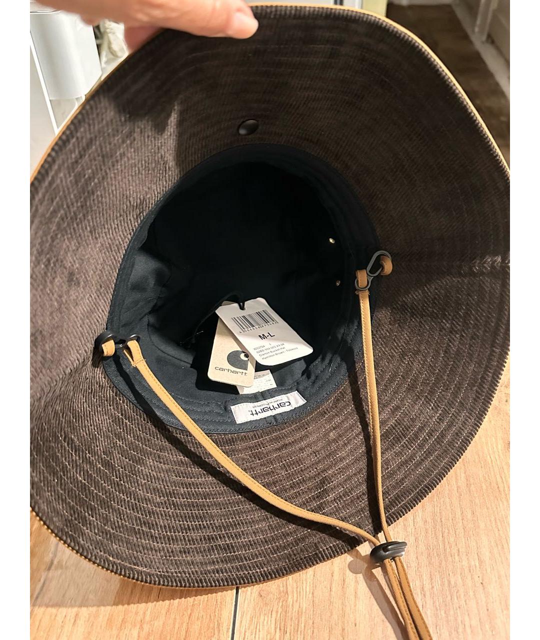 CARHARTT Коричневая хлопковая панама, фото 4