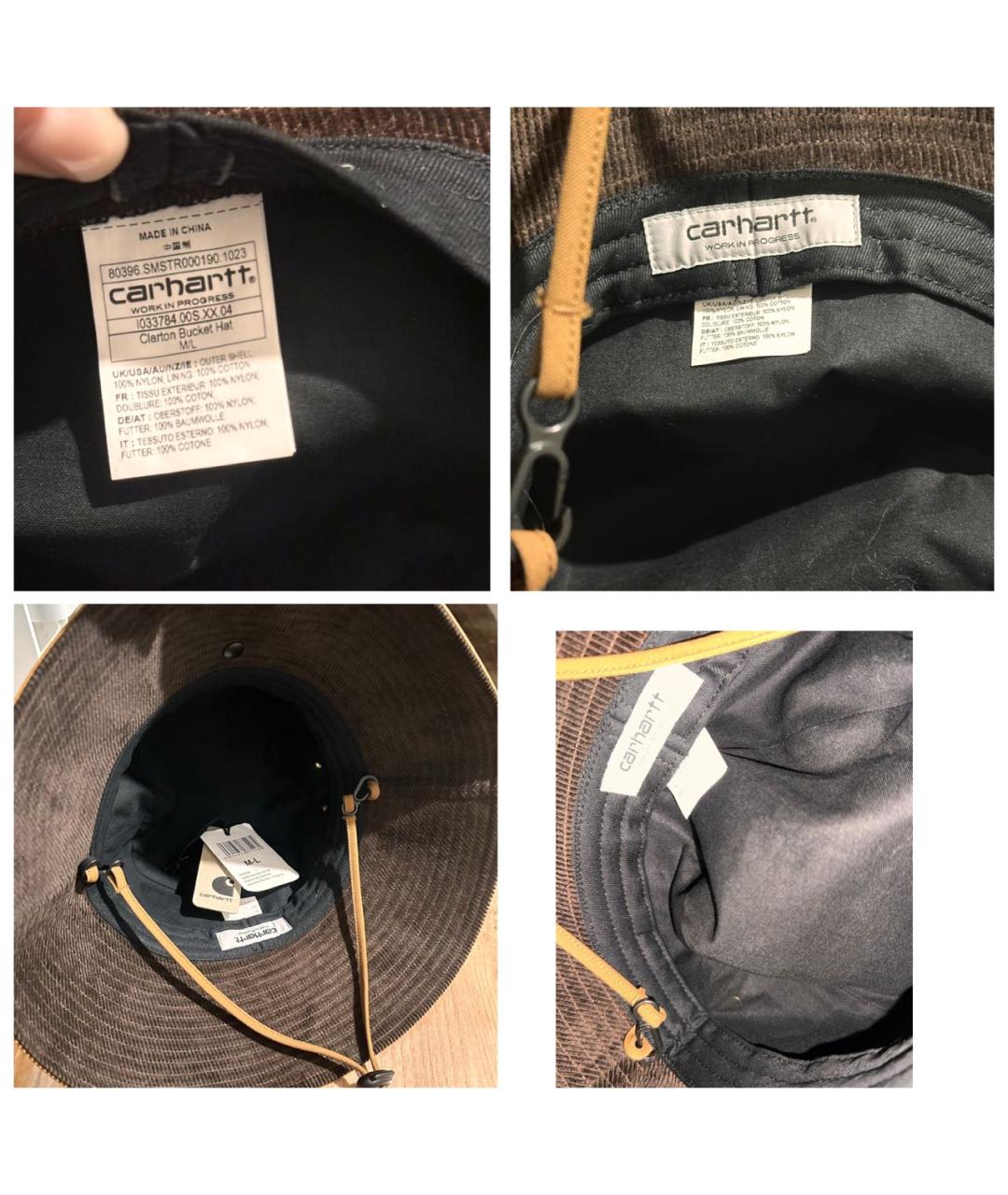 CARHARTT Коричневая хлопковая панама, фото 5