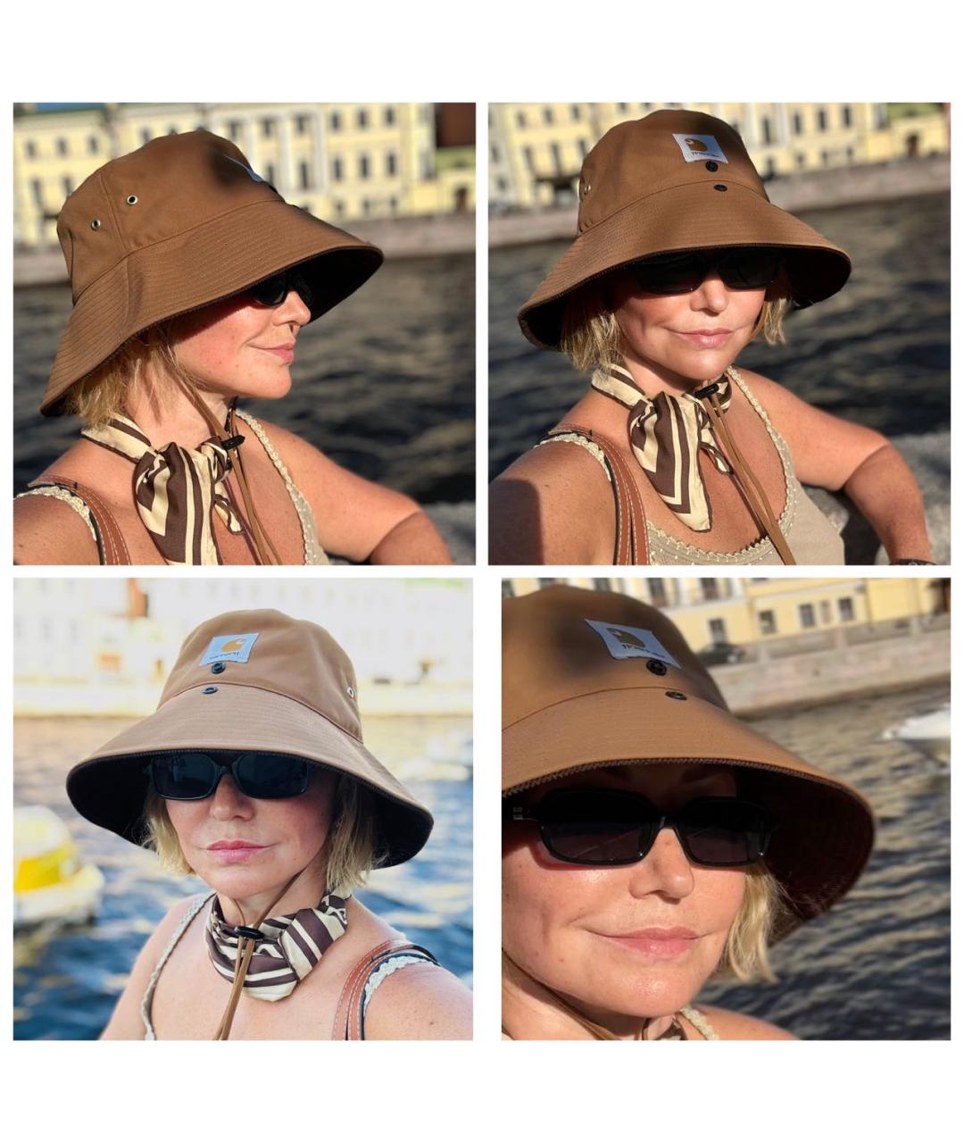 CARHARTT Коричневая хлопковая панама, фото 7