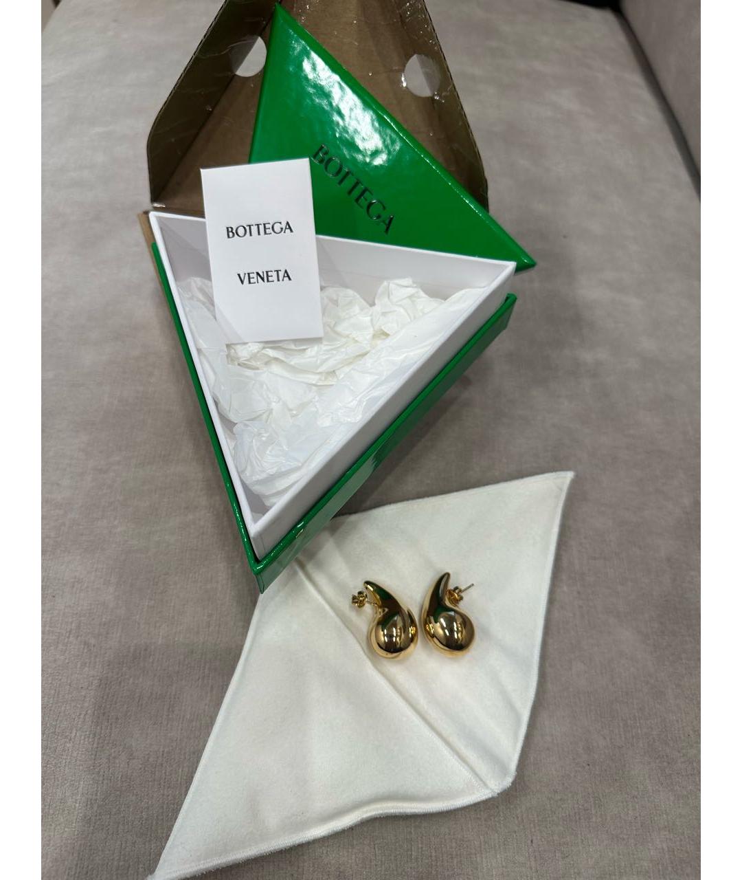 BOTTEGA VENETA Золотые серьги, фото 2