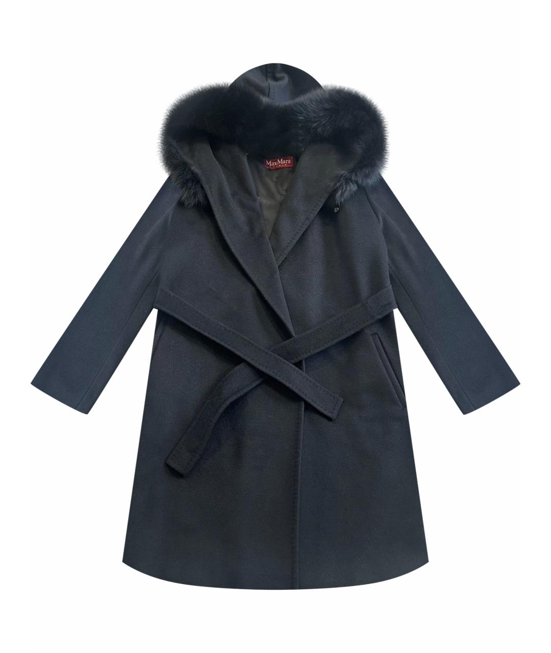 MAX MARA STUDIO Антрацитовое пальто, фото 1