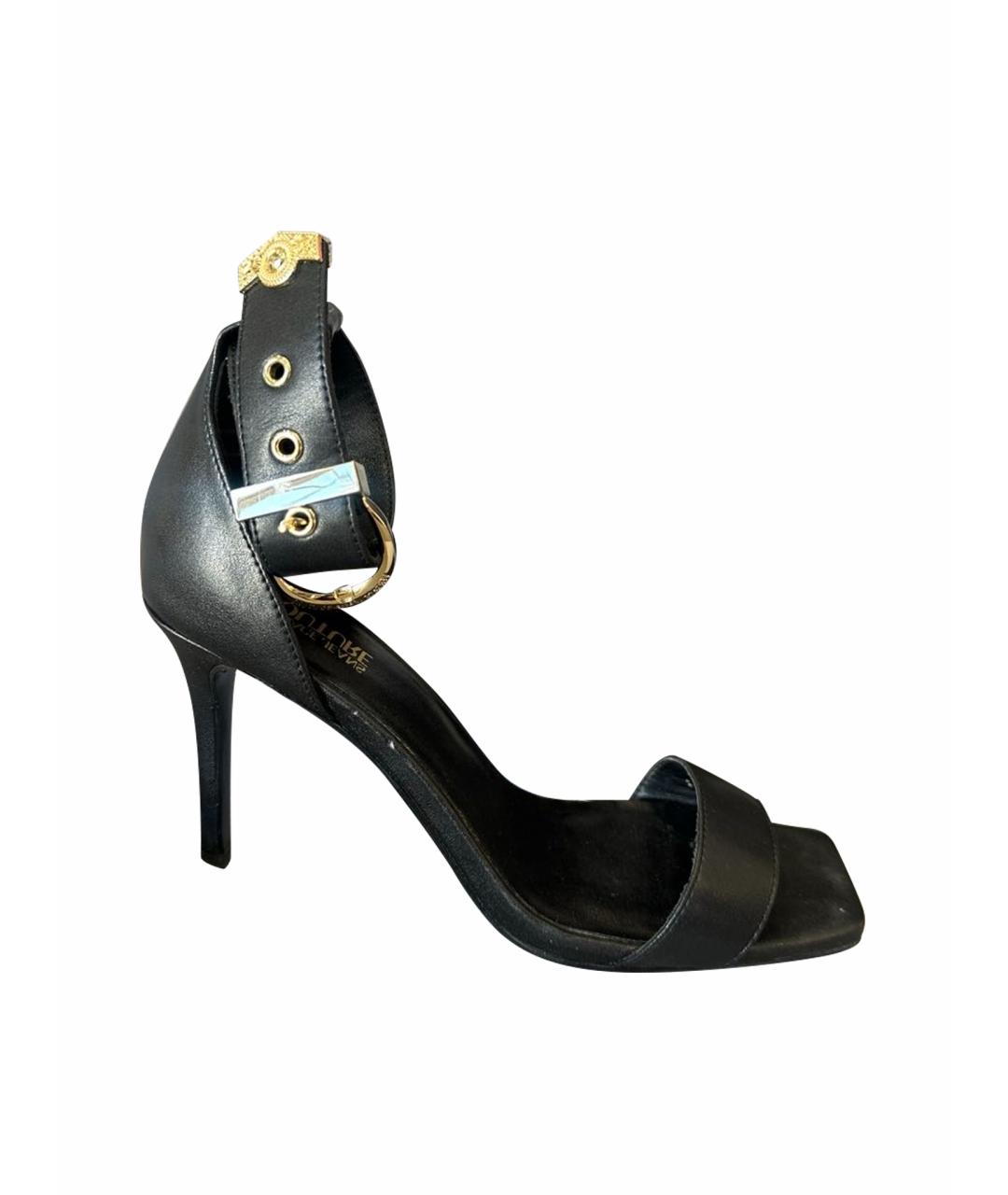 VERSACE JEANS COUTURE Черные босоножки, фото 1